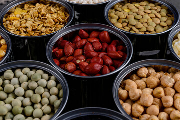 Detail of grain storage for domestic use.