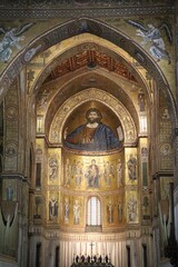 Santa Maria Nuova Cathedral in Monreale, Sicily Italy