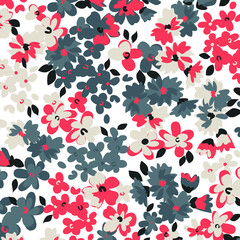 Watercolor Flower background.  Liberty style. fabric, covers, manufacturing, wallpapers, print, gift wrap. - 422853609