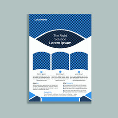 Clean and Modern Business leaflet Flyer Template Design