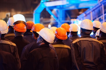 Strike of workers in heavy industry.