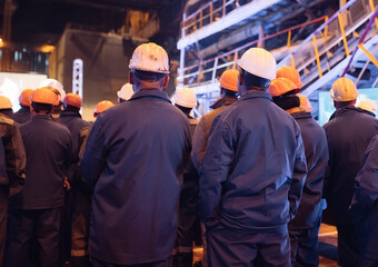 Strike of workers in heavy industry.