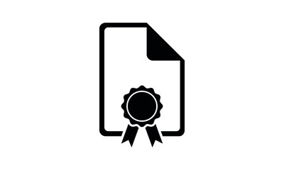 
Certified or approved ribbon vector icon,approved document icon