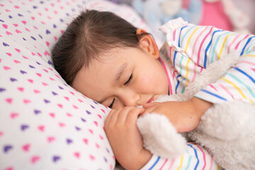 Little girl sleeping.