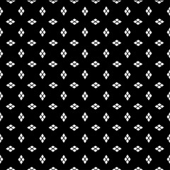 Abstract of rhombus pattern. Design grid tile white on black background. Design print for illustration, texture, textile, wallpaper, background.