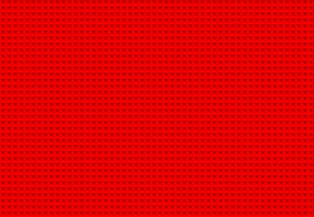 Red squares background. Mosaic tiles pattern. Seamless vector illustration.