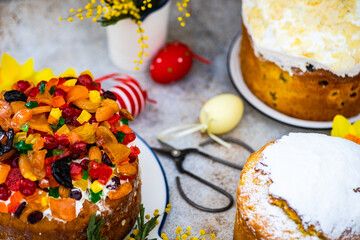 Obraz premium Easter food concept