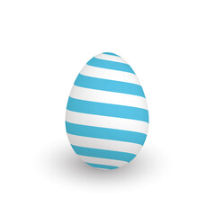 Colorful 3D realistic Easter egg