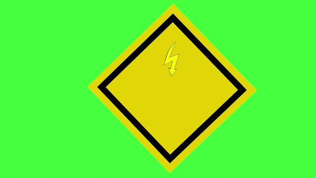 激しく警報を出す高電圧