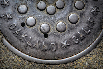 Oakland, California Manhole Cover