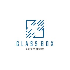 Illustration vector graphic of  glass box. Perfect for your company