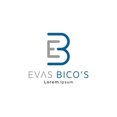 Initial letter EB logo. Fit for your company