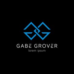 Initial letter GG logo. perfect for your company