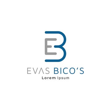 Initial letter EB logo. Fit for your company