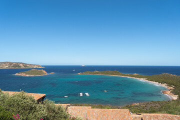 View to Capo Coda Cavallo, Sardinia