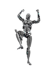 master cyber robot is so angry