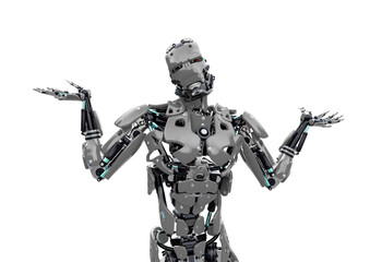 master cyber robot do not know what to do