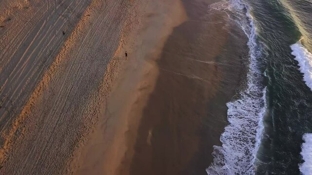 water flowing into the river