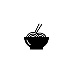 Noodle icon vector for web, computer and mobile app