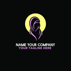 islamic hijab silhouette