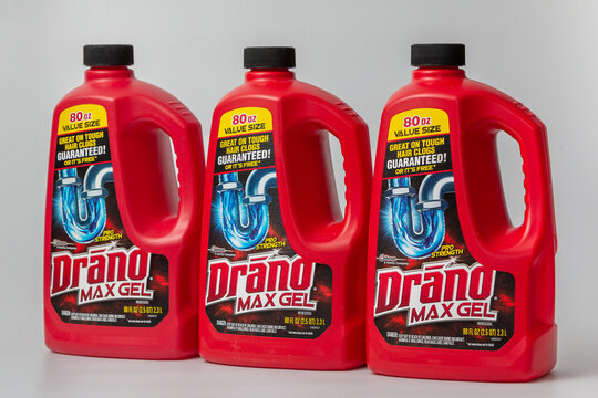 Drano Max Gel Drain Cleaner and Trademark Logo