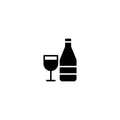 Drink icon vector for web, computer and mobile app