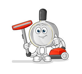 pan clean with a vacuum . character vector