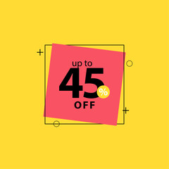 Discount up to 45% off Label Vector Template Design Illustration