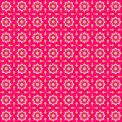 Beautiful Digital Paper Pattern Printable Design - Seamless Colorful Art in Background

