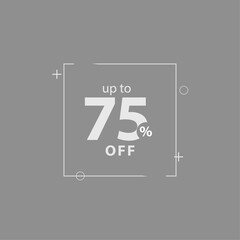 Discount up to 75% off Label Vector Template Design Illustration