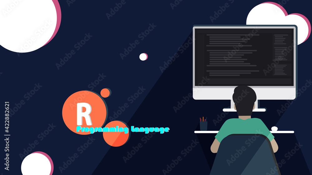 Poster r, the programming language