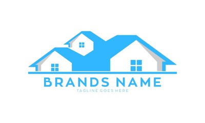 Elegant house vector logo