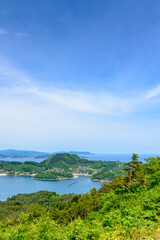 Fototapeta premium 宮城県気仙沼市 大島 亀山からの展望