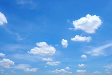 Fototapeta na wymiar Blue sky with clouds nature for background