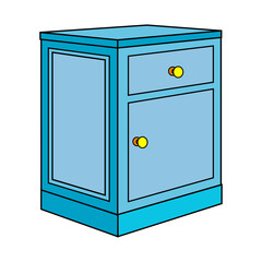 cabinet office vector illustration,isolated on white background