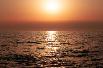 Fototapeta premium sunset over the sea