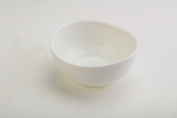 White proclean bowl for serving