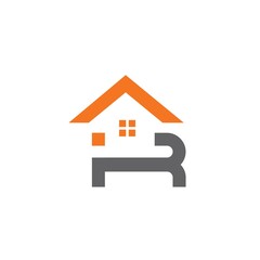 R home design logo