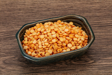 Dry peas for cooking