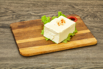 Greek traditional soft feta cheese