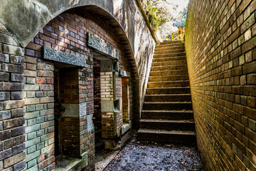 和歌山市にある戦争遺跡。深山砲台跡