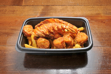 Delicious Lobster and Scallops