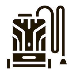 home vacuum cleaner icon Vector Glyph Illustration