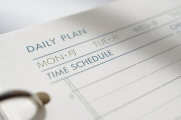 スケジュール帳（予定表、日程表）