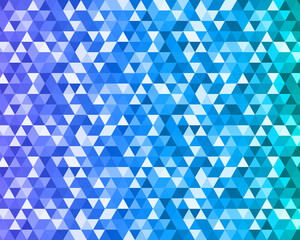 輝くグラデーションの三角背景ベクターイラスト - Shining gradient triangle background - vector illustration