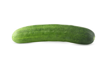 Fresh Green Cucumber isolated over white background