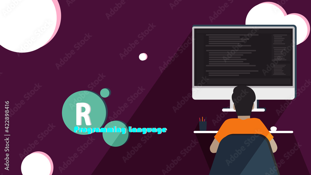 Poster r, the programming language