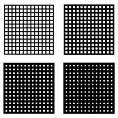 Squares grid, mesh grating, trellis vector