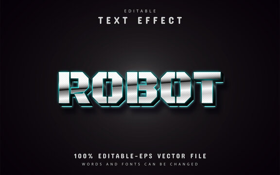 Robot Text Effect