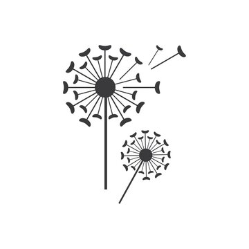 Dandelion logo images illustration